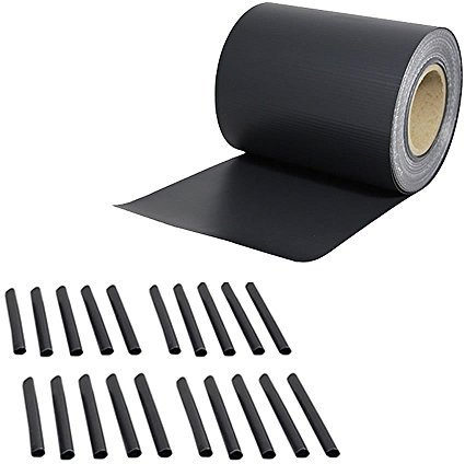 Melko Sichtschutzstreifen Doppelstabmattenzaun 65m Sichtschutzfolie Gartenzaun oder Balkon Windschutz