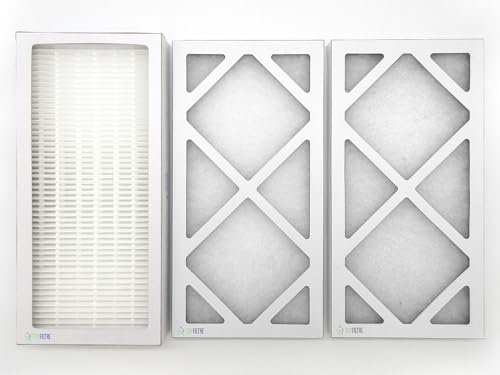 TOP FILTRE - Lot de 3 Filtres G4 & M5 VMC Double Flux UNELVENT IDEO 325 ECOWATT/INITIA 225 – Filtration Haute Performance