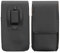 kwmobile Gürteltasche Hülle für Handys mit Gürtelclip - 15,2 x 8 cm Kunstleder Gürtel Case mit Gürtelschlaufe Schwarz