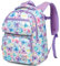 VASCHY Cartable Fille Primaire, Léger Mignon Sac à Dos Enfant 4-7 Ans Résistant à l'Eau 12L Petit Sac a Dos Enfants Filles pour Scolaire Maternelle avec Sangle de Poitrine, Papillon Doré