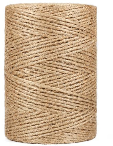 Vivifying 200M Jute Schnur, 2MM Braun Juteschnur für Garten Bilder Pflanzen Basteln