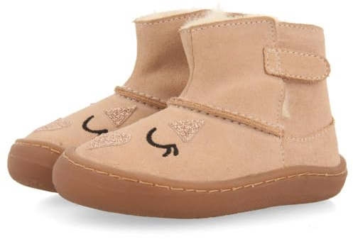 Gioseppo Barefoot, Zapatos Primeros Pasos de Piel Bebé LEVOCA Rosa Talla 24