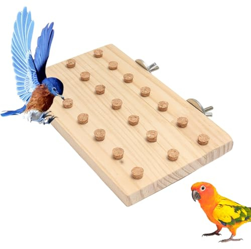 Juguetes de entrenamiento de aves, juguetes de enriquecimiento de pájaros - Juegos de entrenamiento de periquitos resistentes al desgaste juguetes de rompecabezas de loro - Juego de actividades de ani