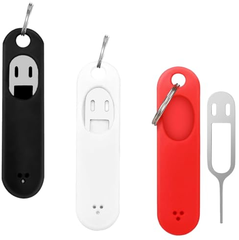 Extractor de Tarjeta SIM, 3 Pezzi Mini Abridor de Agujas Acero Inoxidable, Clavijas de Expulsión, Compatible Todos los iPhone, Androide, HTC, Samsung Teléfono Inteligente