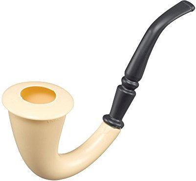 Bristol Novelty BA177 Sherlock Holmes Pfeife, Schwarz, Beige