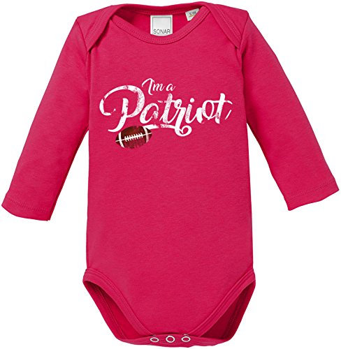 EZYshirt® I´m a Patriot | American Football Bio Baumwolle Baby Body Longsleeve