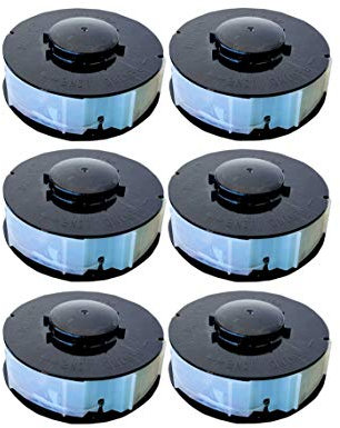 6 Spulen passend für GC-ET 4530 Rasentrimmer Fadenspulen Ersatzfadenspulen