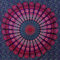 MOMOMUS Tapiz Mandala 100% Algodón - Tapiz de Pared, Póster para Pared Grande en Tela o Tapiz Decorativo de Pared - Ideal como Decoración de Habitación, Salón y Dormitorio - Lila, 210x230 cm