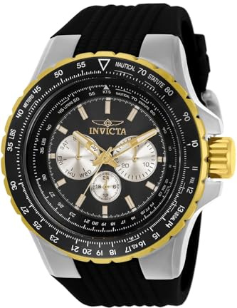 Invicta Men Analog Quartz Watch with Silicone Strap 33029
