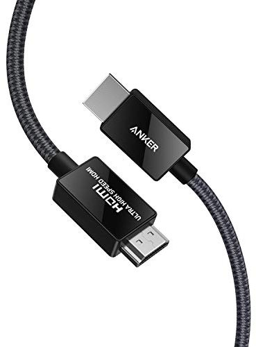 Anker 8K 60Hz HDMI Kabel, High Speed 4K 120Hz 48Gbps 2m langes Ultra HD auf HDMI Kabel, Unterstützt Dynamic HDR, eARC, Dolby Atmos, Kompatibel mit Xbox Series X, TVs und mehr