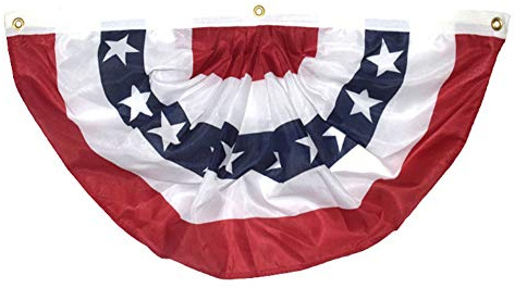 Drapeau Américain, Mât de Jardin Américain Drapeau de Fan des états-unis Drapeau Patriotique étoiles Rayures Drapeau Décoration Extérieure