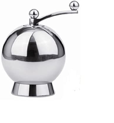 FEELIN La Salière et la Poivrière Salt Rond et poivron en Acier Inoxydable Sel Salt Grinder Grinder réglable Chilier Chilis Moulin à Poivre