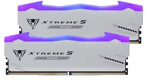 Patriot Viper Xtreme 5 MPower DDR5 RGB RAM 48GB (2X24GB) 6000MT/s CL30 UDIMM Desktop Gaming Arbeidsspeicher Kit - PVXR548G60C30KM