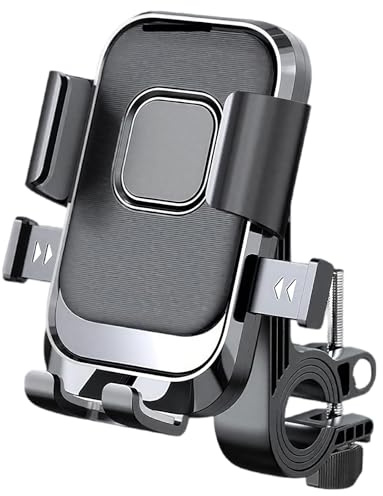EnixwH Soporte Movil Moto, Soporte Movil Bicicleta Suporte Telemóvel Moto, Suporte Telemovel Bicicleta a Prueba de Golpes, Phone Holder Bike para Teléfonos Móviles de 4,7 a 7,1 Pulgadas