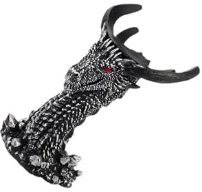 Ailan Svarta drakefigurer glaskula bas inomhus vardagsrum sovrum kontor ökar nöjet premium dekor trädgårdar blomma