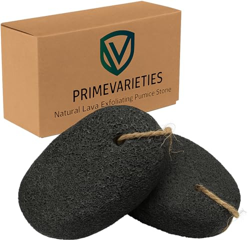 2 pietre pomice naturali, strumenti per pedicure e rimozione calli della pelle dura per piedi e mani, esfoliazione della lima per piedi per rimuovere la pelle morta e calli, 2 pezzi