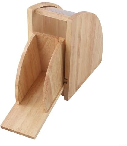 Gdfnmogo Soporte de filtro de café de madera, hecho de madera para una durabilidad duradera, diseño festoneado compacto, solución de almacenamiento que ahorra espacio para encimera o como