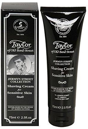 Taylor of Old Bond Street sapone da barba Jermyn Street in tubo 75ml - Crema da barba uomo pelli sensibili senza allergeni