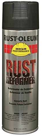 Rust-Oleum 215634 High Performance V2100 System Rust Reformer Spray Coating, 20-Ounce, Black, 6-Pack
