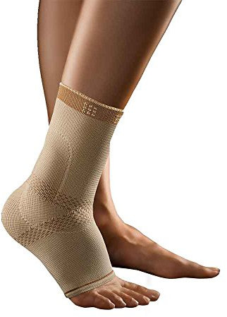 Bort TaloStabil® Aktiv Sprunggelenk Fußgelenk Bandage Stütze, hautfarben, M, Rechts