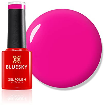BLUESKY Vernis à ongles gel Fuchsia Fumble Mini Neon36 Rose Magenta Longue tenue Résistant à l'écaillage 5 ml Nécessite un séchage sous lampe UV LED