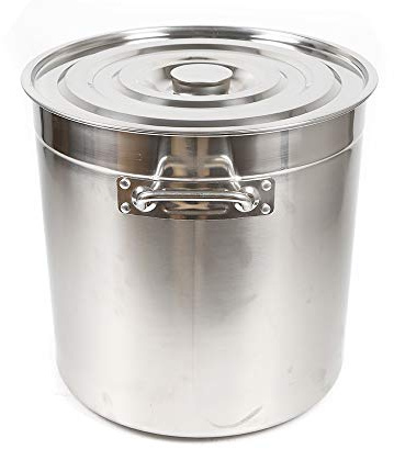 Gastronomi kastrull soppgryta kastrull rostfritt stål lock soppgryta stor gryta gryta 35 l kastrull soppgryta för alla typer av spisar och stora kök – gastro-grytset (35 l)