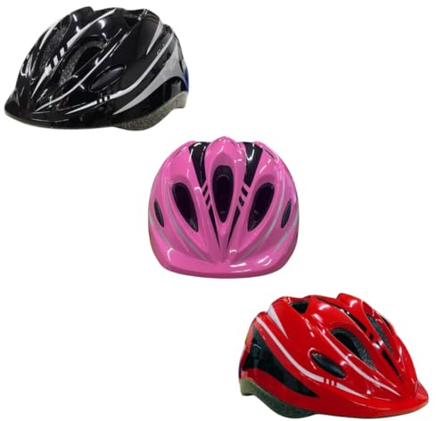 CASCO BICI PER BAMBINI ANTIURTO REGOLABILE IDEALE PER TUTTE LE FORME DI ATTIVITA’ IN BICICLETTA,PATTINI E MONOPATTINI (nero)