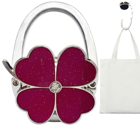 Acunny Porte-Sac À Main Pour Table - Crochet À Sac En Alliage De Zinc Compact,Support Anti-Dérapant Pour Parapluies, Tasses, Écouteurs Et Sacs