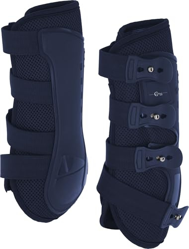 Covalliero CovallieroTherm Guêtres en céramique pour chevaux Protection contre les blessures Bleu marine