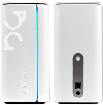 VBESTLIFE 5G CPE Router with SIM Card Slot, NR NSA/SA WiFi 6 5G Cellular Router Up to 4.67Gbps, Wireless 5G CPE & LTE Cat20 Gateway (UK Plug)