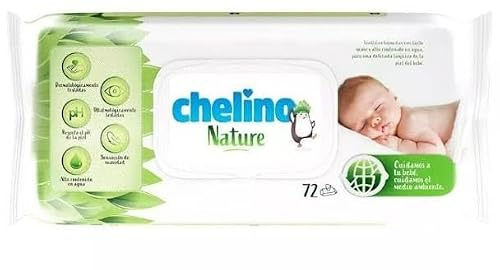 Toallitas Húmedas Infantiles Nature 72 Unidades - Pack de 2
