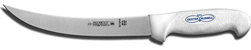 Dexter-Russell 8 inch Breaking Knife W/White Softgrip Handle - SG132N-8