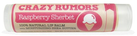 Crazy Rumors Bálsamo labial perfumado de 4,4 ml, sorbete de frambuesa