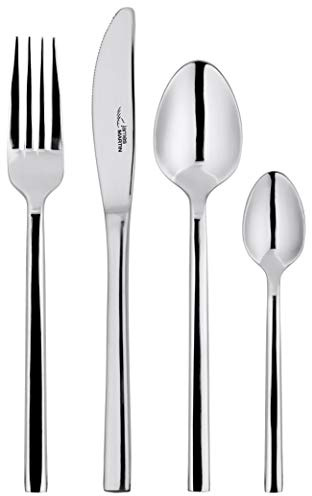 Stellar James Martin Stainless Steel Cutlery 24-Piece Set for 6 People