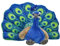 Wild Republic 12973 Republic Plüsch Pfau, Cuddlekins Kuscheltier, Plüschtier, 20cm