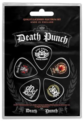 Five Finger Death Punch Plettro Plectrums - Set di 5