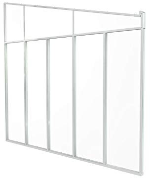 Palram Canopia Seitenwand - Kompatibel Mit Allen Terrassenüberdachungen Mit 4 Meter Tiefe, Weiß