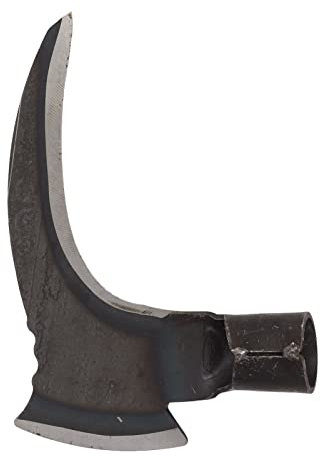 Haofy Guadaña Doble de Acero de Alto Manganeso, Cortacésped Multifuncional, árboles, Doble Hoz para Herramientas de Jardinería, Doble Hoz (Cabezal de Corte único)