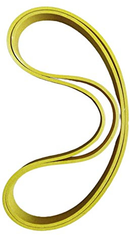 ZYWUOY 2 Nastri in Gomma per a Nastro, 20,3 cm per la Lavorazione del Legno, a Nastro in Gomma con Rotella di Scorrimento