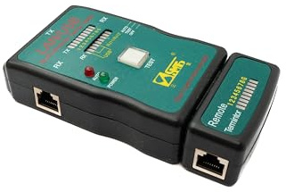 System-S Netzwerk Kabeltester RJ45 RJ11 RJ12 USB A B mit Remote Gerät LAN Leistungstester Kabelprüfer