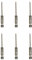 HLJMRD 6pcs 1/4 Hex Drill Bits, Twist Drill Bit,2.5mm Drill Bits Set, 75mm Total Length, Suitable for Power Screwdrivers, Cordless Drills, Benchtop Drills, and More