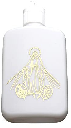 FUXIU - Botella de agua bendita (100 ml, religión, oración cruzada, meditación, hogar, para Navidad, iglesia, ornamentos, oración