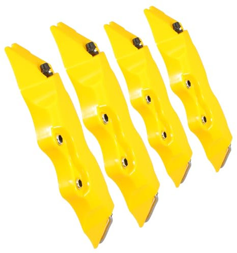 WEKADRIN 2 Sets Front Rear Brake Caliper Cover Kit Car Disc Brake Protection Style Wheel Hub Caliper Covers for