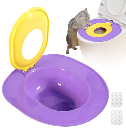 Entraîneur Toilette Chat Pot Urinoir Portable Sécurisé