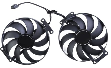 Wdbild Ventilador de GPU de 90 mm CF9010U12D DC12V 0.45A para ventilador de refrigeración de tarjeta gráfica RX6600 6600XT 6700XT