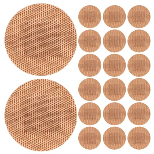 SOPOTUTU Vendajes Adhesivos Elásticos Transpirables Circulares 30mm, 50 Unidades, para Dedos y Articulaciones, Cuidado de Heridas y Prevención de Ampollas, Uso en Viajes y Deporte