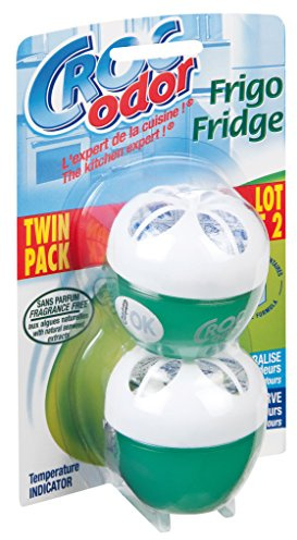 Croc Odor Twin Pack Fridge Fresh Deodoriser Neutraliser Odour Freshener Food Safe