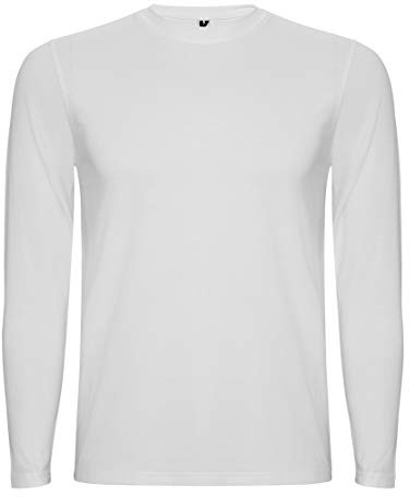 Camiseta térmica Interior de Algodón para Niños – Camiseta Infantil íntima Manga Larga y Cuello Redondo en Punto canalé, clásica, cómoda, Lisa y Suave (8 Años)