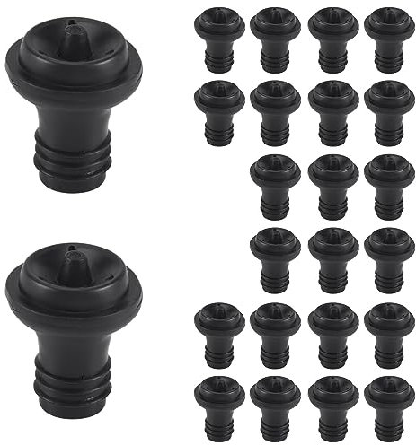 TAMOSH 24 Pezzi Tappo per Vino Tappo per Vuoto per Pompa del Vino Richiudibile Tappo per Vuoto per Vino Tappo per Vuoto per Vino Riutilizzabile Tappi per Vuoto