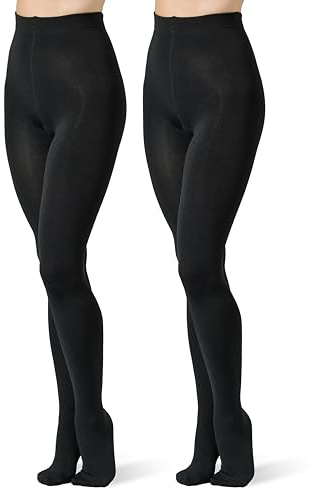 NOLOGO KATIACALZE Collant Thermique Femme 300 Deniers Alaska - Sous Vetement Thermique Femme, Respirants pour Sports D'hiver et Loisirs, 2 Pcs, L/XL